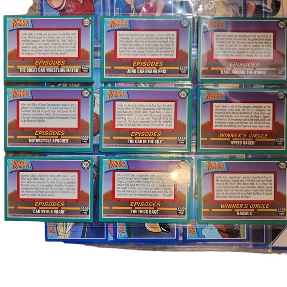 Vintage 1993 Prime Time Speed Racer Trading Cards Huge Lot! - Picture 7 of 14